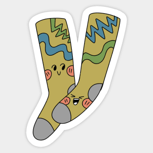 Cute Cozy Sock Sticker